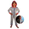 Spiderman im Dunkeln leuchtender Kinder langer Schlafanzug, Overall 110/116 cm