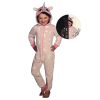 Einhorn im Dunkeln leuchtender Kinder lang Schlafanzug, Overall 98/104 cm