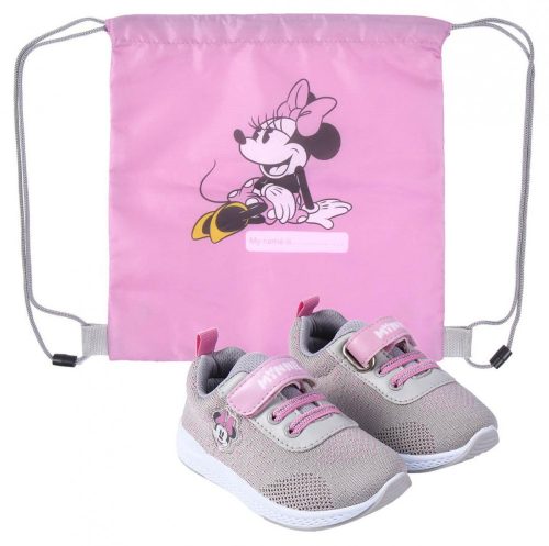 Disney Minnie Straßenschuhe mit Sporttasche 28