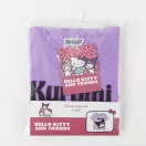 Hello Kitty Kuromi Purple Kinderkurzarmshirt, Oberteil 12 Jahre / 152 cm