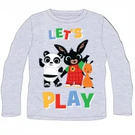 Bing Play Grey Kinder Langarmshirt 6 Jahre / 116 cm