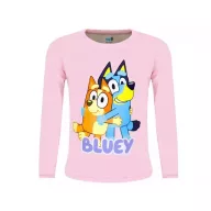   Bluey Hug Pink Kinder Langarmshirt, Oberteil 5 Jahre / 110 cm