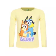 Bluey Hug Yellow Kinder Langarmshirt, 3 Jahre / 98 cm