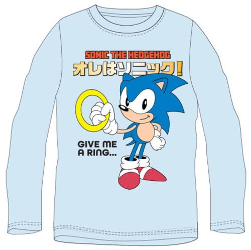 Sonic the Hedgehog Ring Kind Langärmliges T-Shirt, Oberteil 140 cm