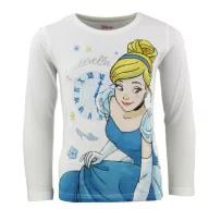   Disney Prinzessin Cinderella White Kinder Langarmshirt, Oberteil 8 Jahre / 128 cm