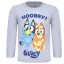 Bluey Hooray! Grey Kinder Langarmoberteil, 2 Jahre / 92 cm