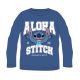 Disney Lilo und Stitch Athletic Blue Kinder langärmeliges Shirt, Oberteil 8 Jahre / 128 cm