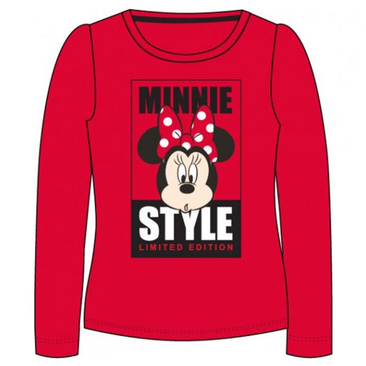 Disney Minnie Style Red Kinder Langarmshirt, Oberteil 8 Jahre / 128 cm