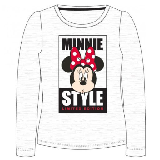 Disney Minnie Style Grey Kinder Langarmshirt, 3 Jahre / 98 cm
