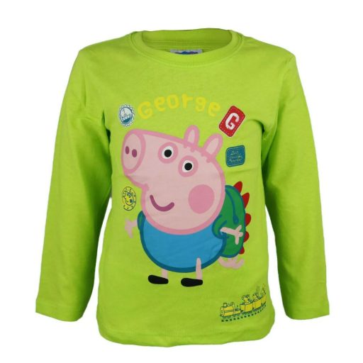 Peppa Wutz George Kinder Langarmshirt, 116 cm