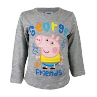 Peppa Wutz George Kinderlangarmshirt, Oberteil 92 cm