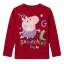 Peppa Wutz Something New Red Kinder-Langarmshirt, 6 Jahre / 116 cm