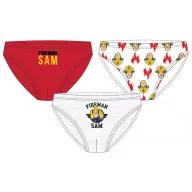   Feuerwehrmann Sam Flame Kinderunterwäsche, Unterteil 3 Stück/Packung 122/128 cm