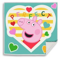   Peppa Wutz Perfect Magisches Handtuch, Gesichtstuch, Handtuch 30x30cm
