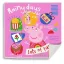 Peppa Wutz Rainy Fun Magisches Handtuch Gesichtstuch, Handtuch 30x30cm