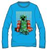 Minecraft Im dunkeln leuchtendes Kinder Langärmliges T-Shirt, Oberteil 10 Jahre