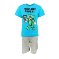 Minecraft kurzer Kinderpyjama 6 Jahre
