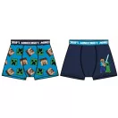 Minecraft Kinder Boxershorts 2 Stück/Verpackung 12 Jahre