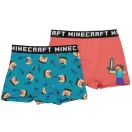Minecraft Kinder Boxershorts 2 Stück/Packung 9 Jahre