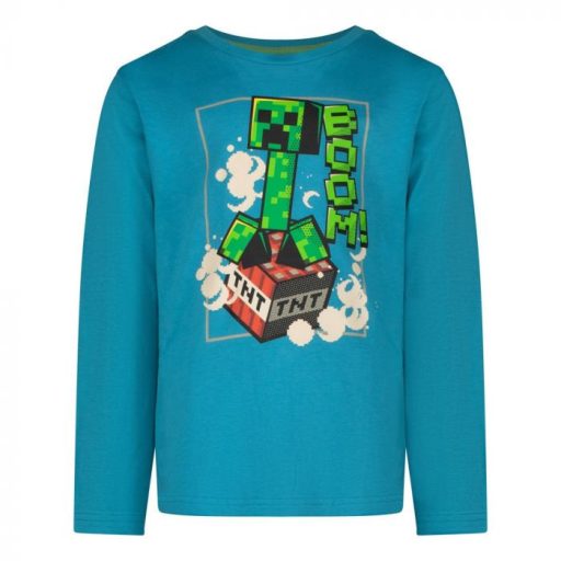Minecraft BOOM! Kinder-Langarmshirt 12 Jahre