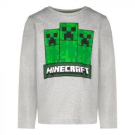 Minecraft Trio Kinder Langarmshirt, Oberteil 10 Jahre