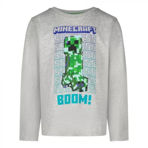 Minecraft Kinder Langärmliges T-Shirt, Oberteil 12 Jahre