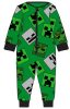 Minecraft Kinder langer Schlafanzug, Overall 3/4 Jahr