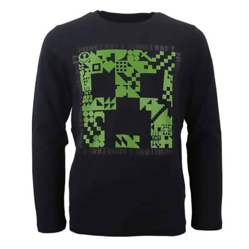 Minecraft Dark Kinder Langarmshirt, 11 Jahre