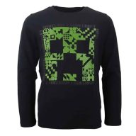 Minecraft Dark Kinder Langarmshirt, Oberteil 8 Jahre
