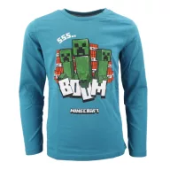 Minecraft Creeper Kinder Langarmshirt, 6 Jahre
