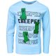 Minecraft Creeper Kinder Langarmshirt, Oberteil 12 Jahre