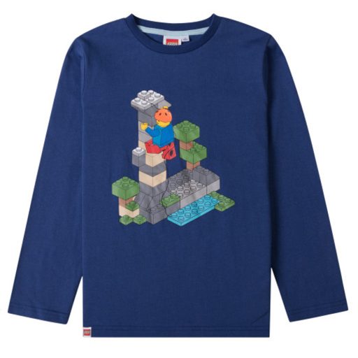Lego Block Dark Blue Kinder Langarmshirt, Oberteil 6 Jahre / 116 cm