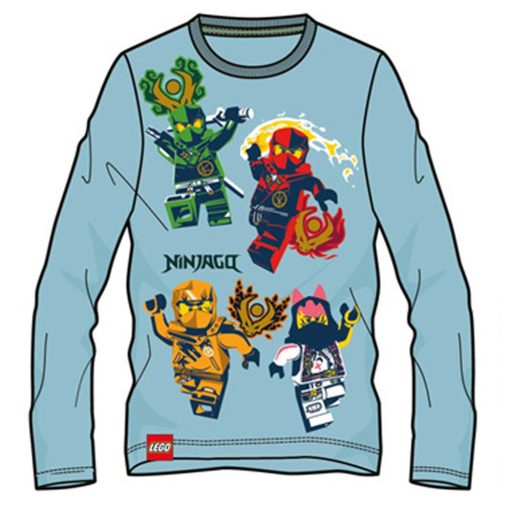 Lego Ninjago Battle Blue Kinder Langarmshirt, Oberteil 4 Jahre / 104 cm