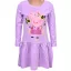 Peppa Wutz Flower Kinderkleid 8 Jahre / 128 cm