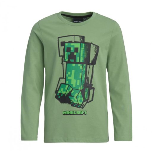 Minecraft Blockbuster langärmliges Kinder-Shirt, Oberteil 6 Jahre