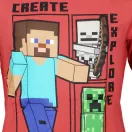 Minecraft Create Red Kinder Langarmshirt, 12 Jahre / 152 cm