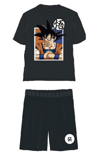 Dragon Ball Saiyan Black kurze Kinderpyjama 12 Jahre / 152 cm