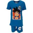 Dragon Ball Saiyan Blue kurze Kinderpyjamas 6 Jahre / 116 cm