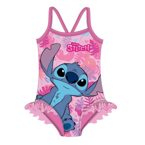 Disney Lilo und Stitch Bliss Pink Kinderbadeanzug, Schwimmen 5/6 Jahre