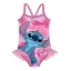 Disney Lilo und Stitch Bliss Pink Kinderbadeanzug, Schwimmen 5/6 Jahre