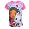 Gabby's Dollhouse Pandy Pink Kinder kurzärmliges T-Shirt, Oberteil 2 Jahre