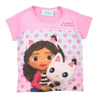   Gabby's Dollhouse Pandy Light Pink  Pandy Light Pink Kinder Kurzarmshirt, 2 Jahre