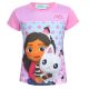 Gabby's Dollhouse Pandy Light Pink  Pandy Light Pink Kinder Kurzarm T-Shirt, Oberteil 3 Jahre