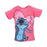   Disney Lilo und Stitch Fun Pink Kinder Kurz T-Shirt, Oberteil 3 Jahre / 98 cm