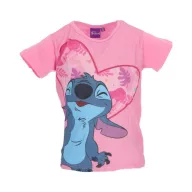   Disney Lilo und Stitch Fun Light Pink Kinder Kurz T-Shirt, Top 3 Jahre / 98 cm