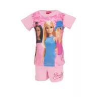 Barbie Trendy Light Pink kurze Kinderpyjamas 3 Jahre / 98 cm