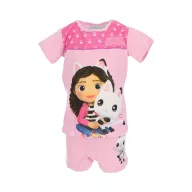   Gabby's Dollhouse Pandy Light Pink Pandy Paws Light Pink kurzer Kinderpyjama 2 Jahre / 92 cm