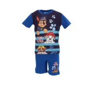   Paw Patrol Happy Stripes Blue kurzer Kinderpyjama 2 Jahre / 92 cm