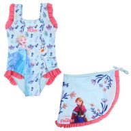   Disney Eiskönigin Frolic Kinder Badeanzug und Sarong Set 5 - 6 Jahre / 110 - 116 cm