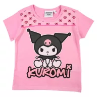 Hello Kitty Kuromi Pink Kinderkurzarmshirt, Oberteil 3 Jahre